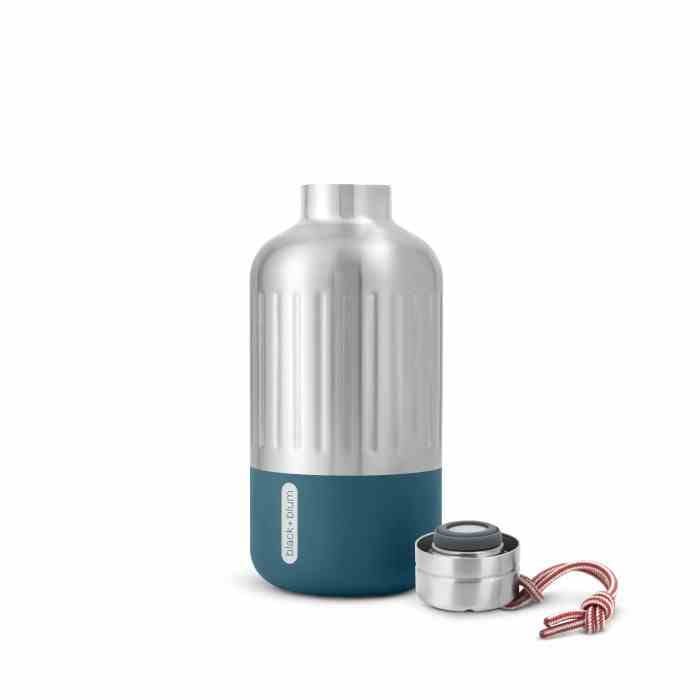 Butelka stalowa EXPLORER 650 ml, morska / Black+Blum