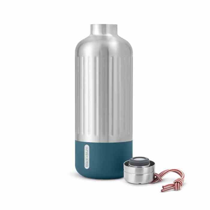 Butelka stalowa EXPLORER 850 ml, morska / Black+Blum