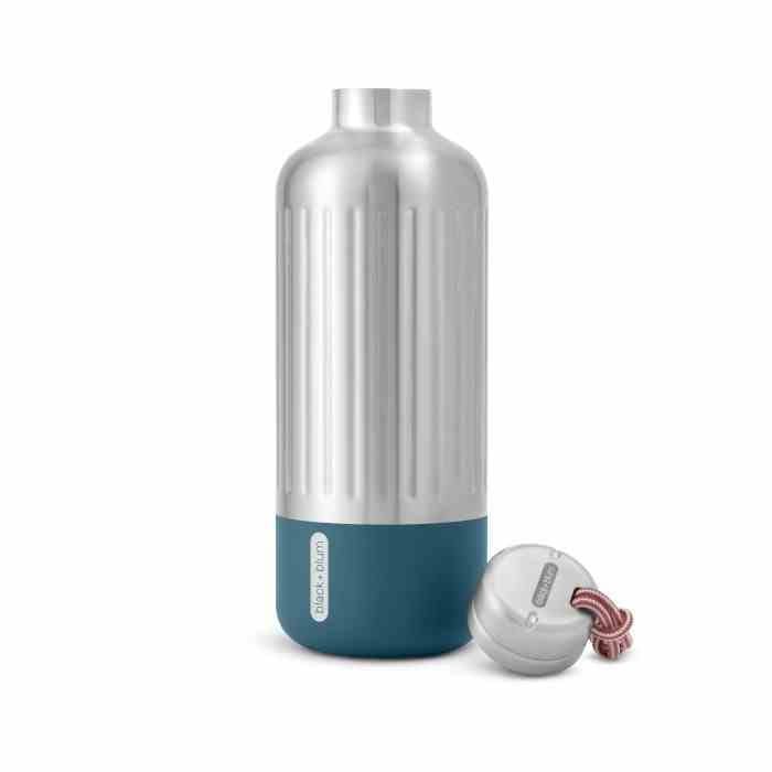Butelka stalowa EXPLORER 850 ml, morska / Black+Blum