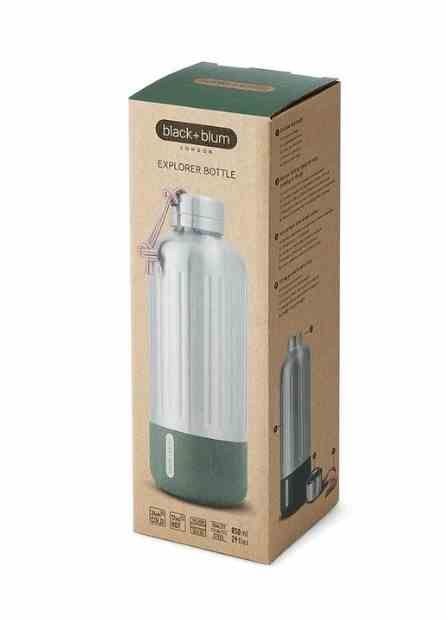 Butelka stalowa EXPLORER 850ml. oliwkowa / Black+Blum