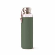 Butelka szklana na wodę 600ml, oliwkowa / Black+Blum