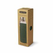 Butelka szklana na wodę 600ml, oliwkowa / Black+Blum