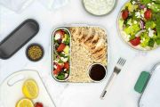 Lunch box kwadratowy, morski / Black+Blum