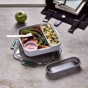 Lunch box kwadratowy, morski / Black+Blum