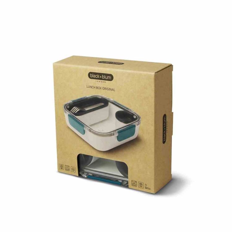 Lunch box kwadratowy, morski / Black+Blum