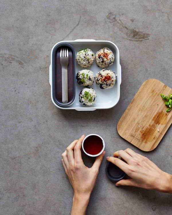 Lunch box kwadratowy, morski / Black+Blum