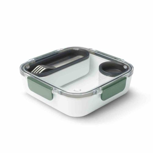 Lunch box kwadratowy, oliwkowy / Black+Blum