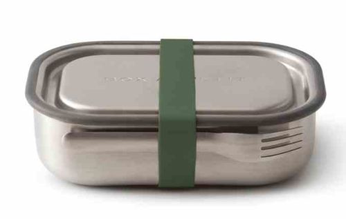 Lunch box stalowy S, oliwkowy / Black+Blum