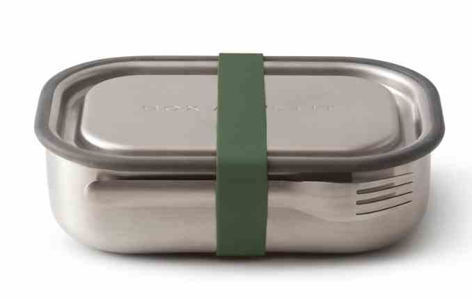 Lunch box stalowy S, oliwkowy / Black+Blum