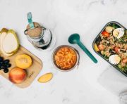 Lunch box stalowy S, oliwkowy / Black+Blum