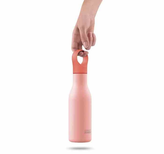 Butelka termiczna stalowa 500ml Loop, koralo / Joseph Joseph