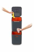 Kosz do segregacji 40l Totem Compact, grafito / Joseph Joseph