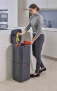 Kosz do segregacji 40l Totem Compact, grafito / Joseph Joseph