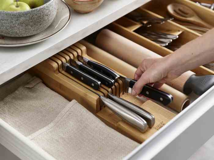 Organizer na sztućce DrawerStore Bamboo / Joseph Joseph