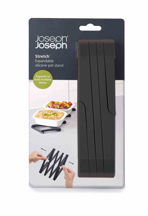 Podstawka pod naczynia Stretch, czarna / Joseph Joseph