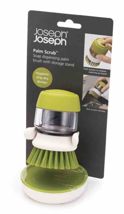 Szczotka do mycia naczyń z pompką Palm Scrub / Joseph Joseph