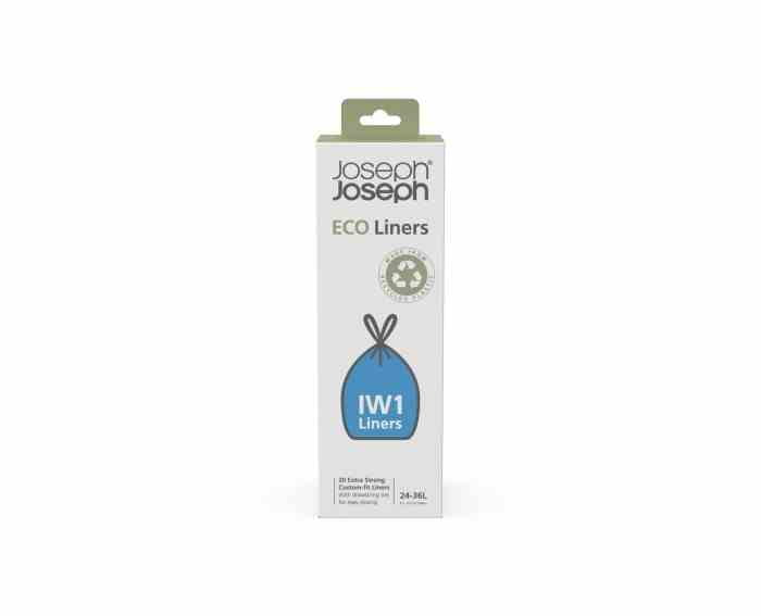 Worki na śmieci 20 sztuk, 24-36l, szare / Joseph Joseph