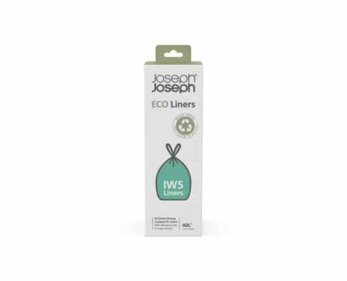Worki na śmieci 20 sztuk, 40l, szary, Eco / Joseph Joseph