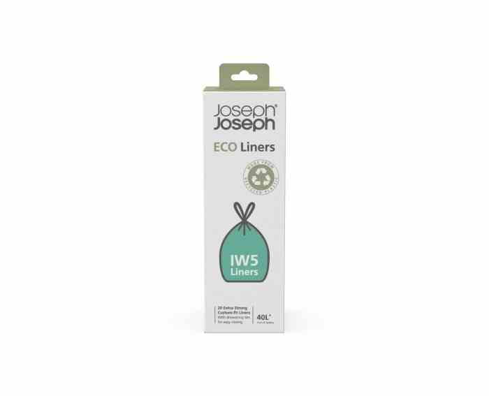 Worki na śmieci 20 sztuk, 40l, szary, Eco / Joseph Joseph