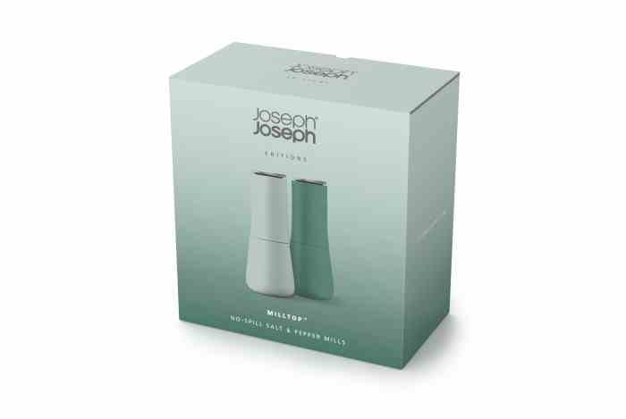 Zestaw 2 młynków do przypraw Milltop Sage / Joseph Joseph
