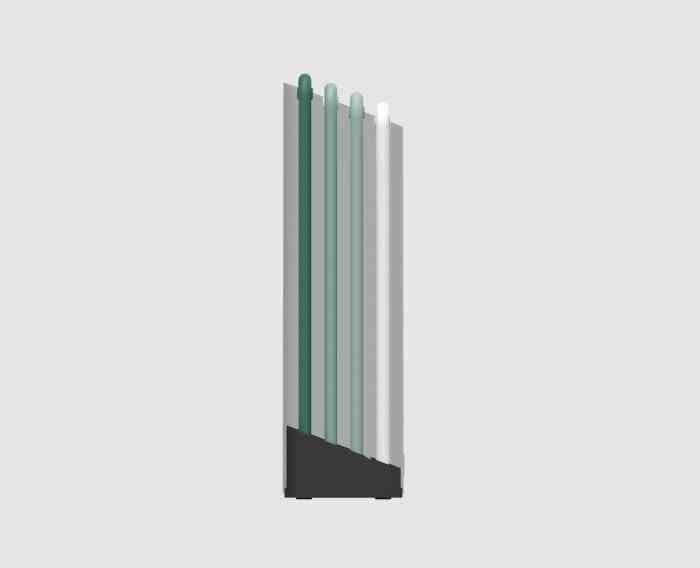 Zestaw 4 desek do krojenia L Folio Steel Sag / Joseph Joseph