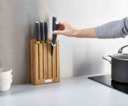 Zestaw blok Bamboo z 5 nożami Elevate, multi / Joseph Joseph