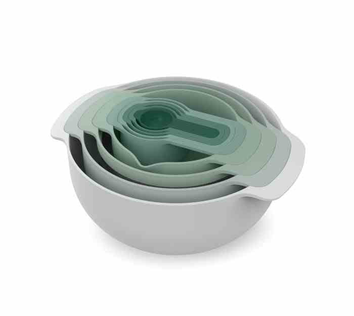 Zestaw misek i miarek Nest 9 Plus, sage / Joseph Joseph