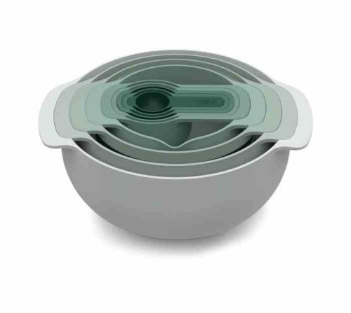 Zestaw misek i miarek Nest 9 Plus, sage / Joseph Joseph