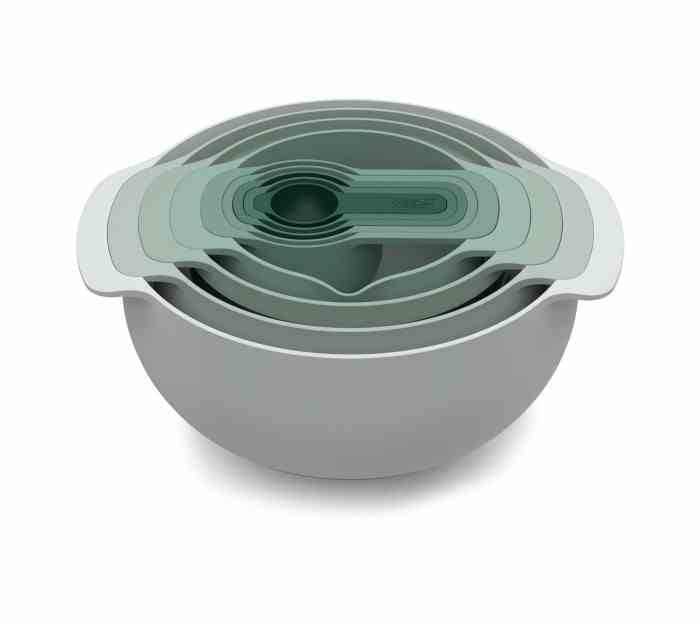 Zestaw misek i miarek Nest 9 Plus, sage / Joseph Joseph
