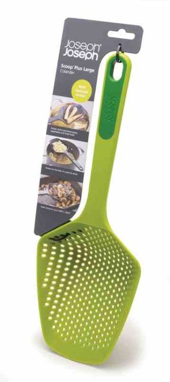 Łyżka cedzakowa L Scoop Plus, czarno-szara / Joseph Joseph