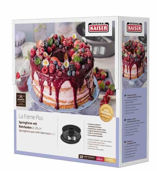 Tortownica  2  dna  LA FORME PLUS 28cm / Kaiser