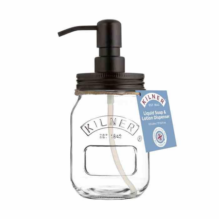 Dozownik do mydła/płynu do naczyń 0,5 l. / Kilner