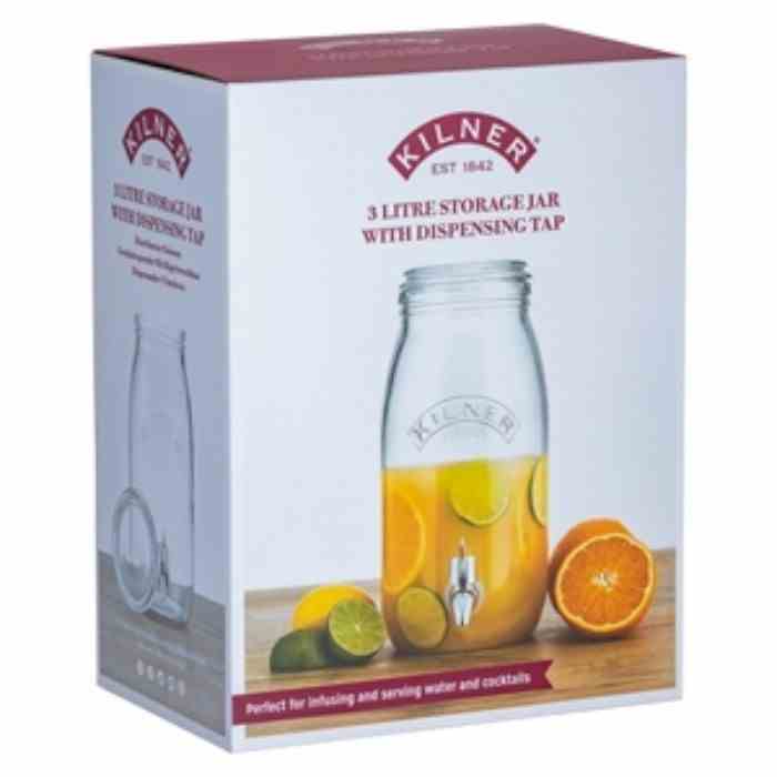 Dystrybutor na napoje 3 l. w op. prezentowym / Kilner