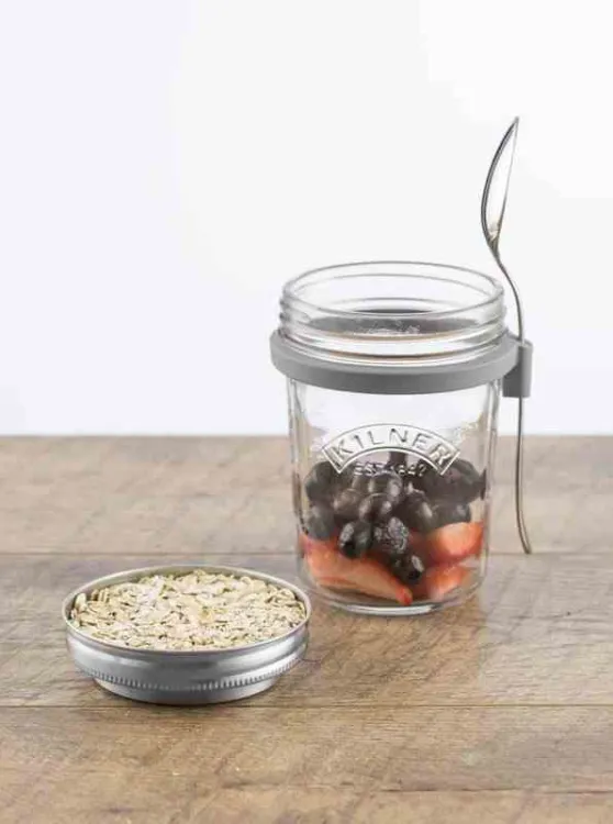 Słoik śniadaniowy + łyżka / Kilner