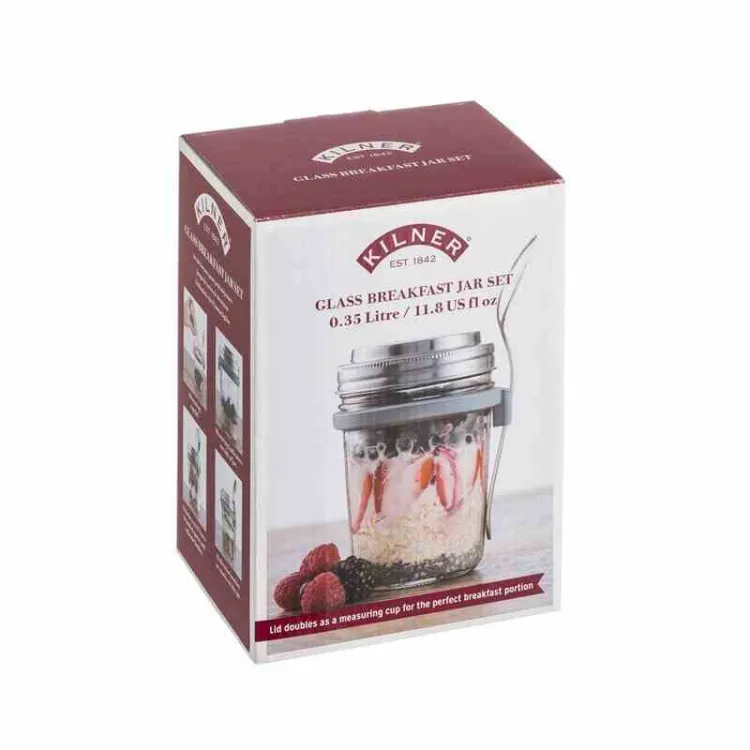 Słoik śniadaniowy + łyżka / Kilner
