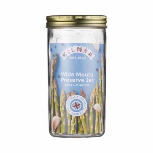 Słoik, 1 l, Wide Mouth Preserve Jar / Kilner