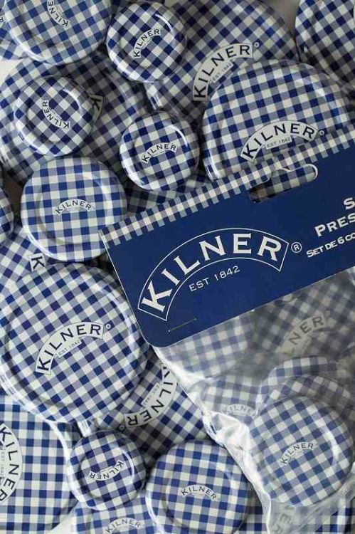 Zestaw 6 pokrywek 6x30mm, Made In England / Kilner