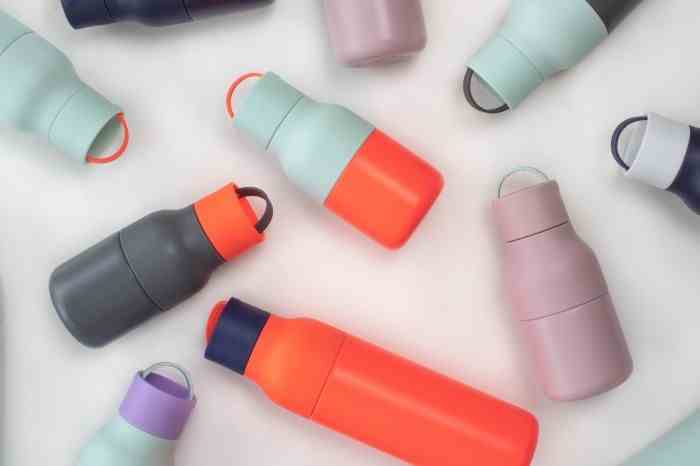 Butelka S 250ml. mięta/czerwień, Skittle Active / Lund London