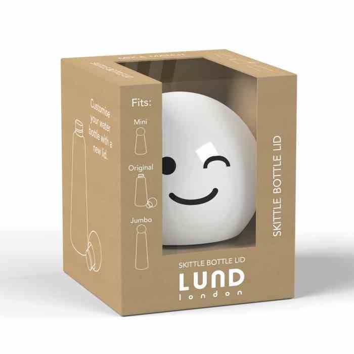 Zakrętka wymienna do butelekSkittle biała Wink / Lund London