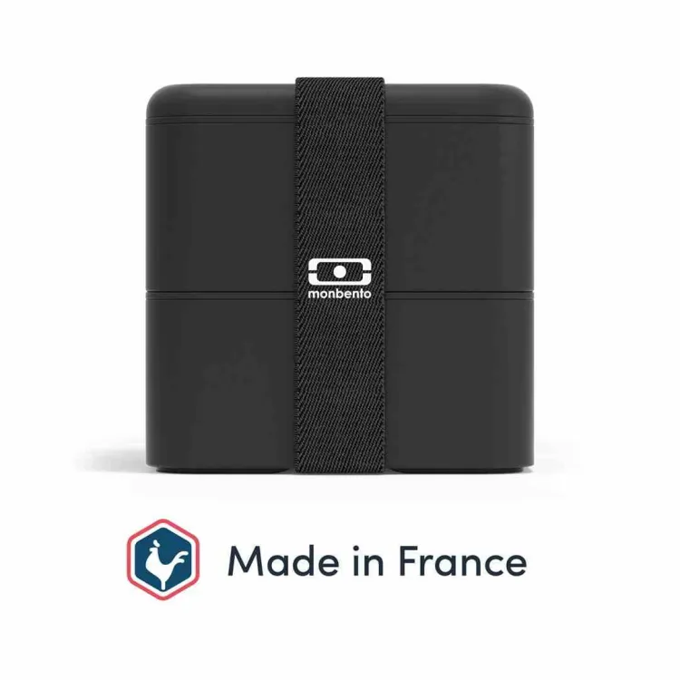 Lunchbox Bento Square, Black Onyx / Monbento