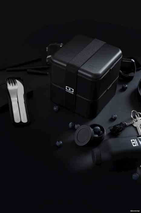 Lunchbox Bento Square, Black Onyx / Monbento