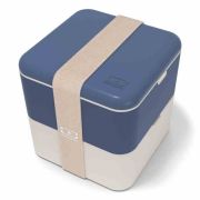 Lunchbox Bento Square, Blue Natural / Monbento