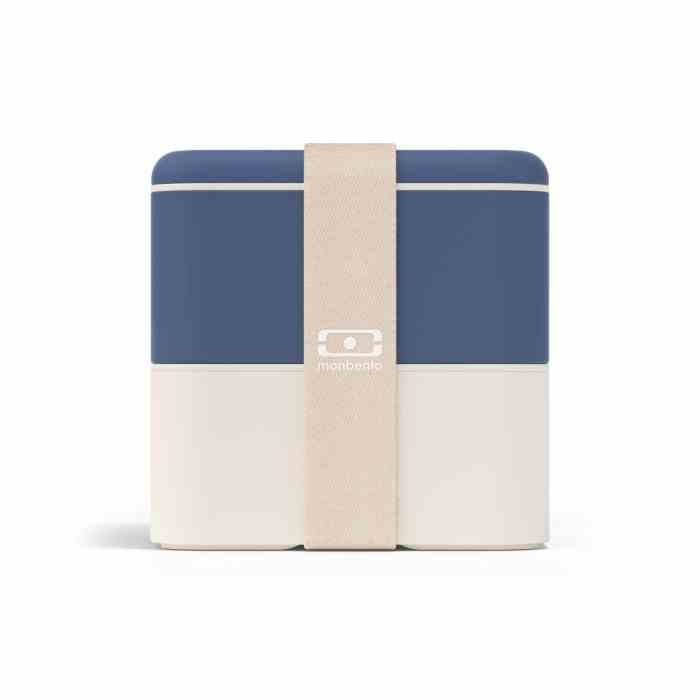 Lunchbox Bento Square, Blue Natural / Monbento