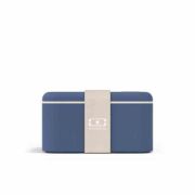 Lunchbox Bento Square, Blue Natural / Monbento