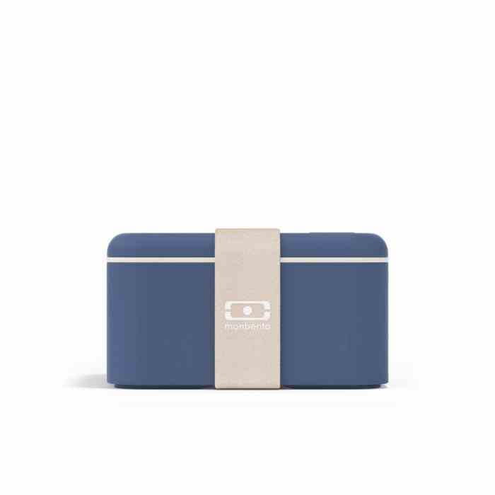 Lunchbox Bento Square, Blue Natural / Monbento