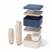 Lunchbox Bento Square, Blue Natural / Monbento