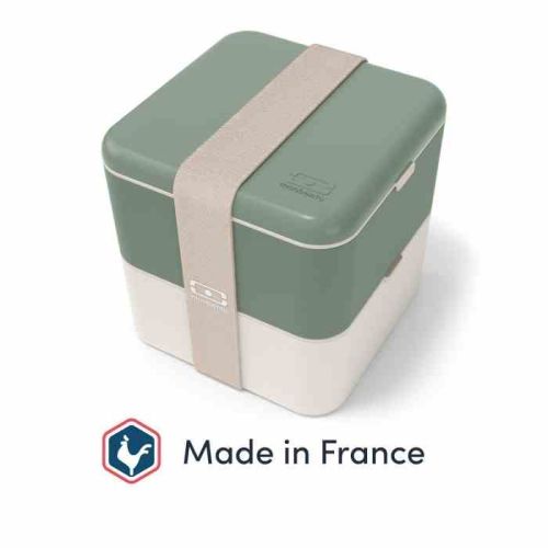 Lunchbox Bento Square, Natural Green / Monbento