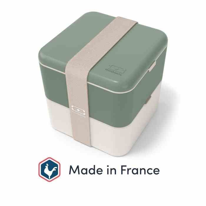 Lunchbox Bento Square, Natural Green / Monbento