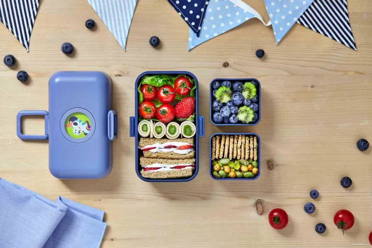Lunchbox dziecięcy Tresor, Blue Infinity / Monbento