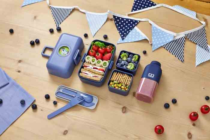 Lunchbox dziecięcy Tresor, Blue Infinity / Monbento